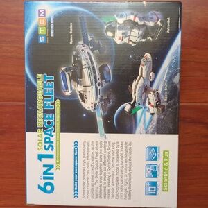6 in 1 space fleet solar rechargeable